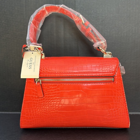 New GUESS Stephi Top-Handle Flap Bag - Picture 7 of 10